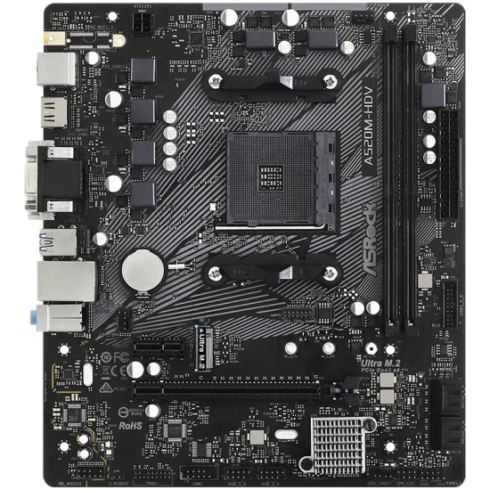 Płyta główna ASRock A520M-HDV Micro-ATX AM4 DDR4