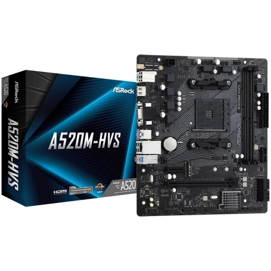 Płyta główna ASRock A520M-HVS Micro-ATX AM4 DDR4