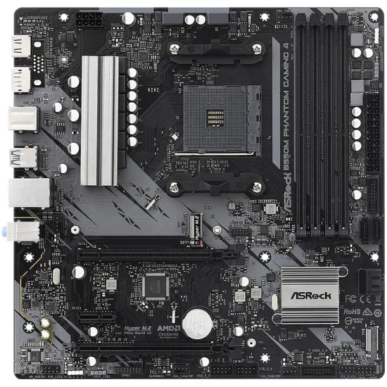 Płyta główna ASRock B550M Phantom Gaming 4 Micro-ATX AM4 DDR4
