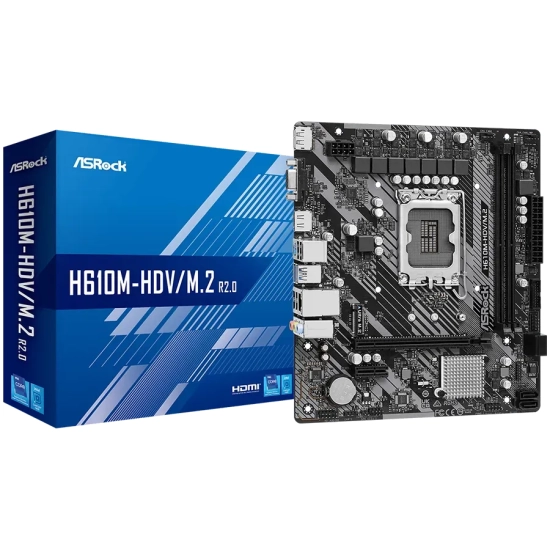 Płyta główna ASRock H610M-HDV/M.2 R2.0 Micro-ATX LGA1700 DDR4