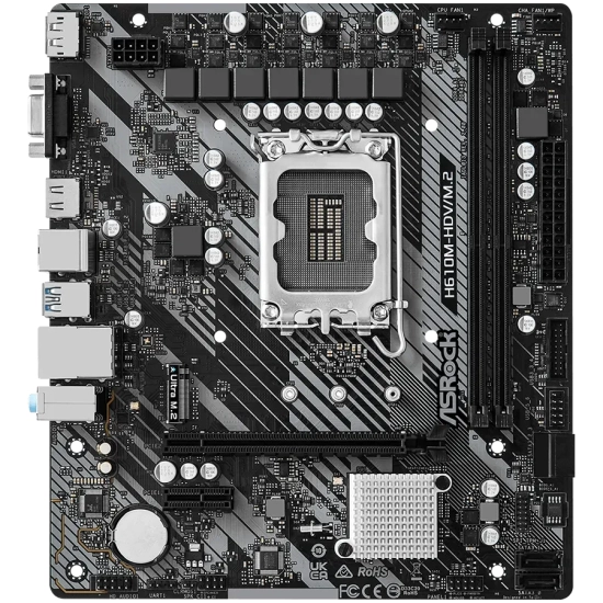 Płyta główna ASRock H610M-HDV/M.2 R2.0 Micro-ATX LGA1700 DDR4