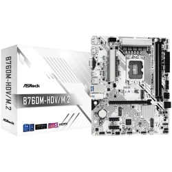 Płyta główna ASRock B760M-HDV/M.2 Micro-ATX LGA1700 DDR5 Płyta główna ASRock B760M-HDV/M.2 Micro-ATX LGA1700 DDR5