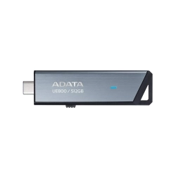 Pendrive ADATA UE800 512 GB (AELI-UE800-512G-CSG) w wariancie srebrny, z konstrukcją złącza: wysuwane.