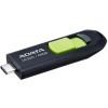 Pendrive ADATA UC300 64 GB (ACHO-UC300-64G-RBK/GN) w wariancie czarno-zielony, z konstrukcją złącza: wysuwane.