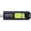 Pendrive ADATA UC300 128 GB (ACHO-UC300-128G-RBK/GN) w wariancie czarno-zielony, z konstrukcją złącza: wysuwane.