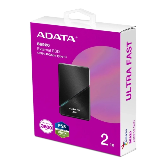Adata Dysk zewnętrzny SSD SE920 2 TB SE920-2TCBK