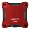 Zewnętrzny dysk SSD ADATA SD620 1 TB w kolorze czerwonym, wariant SD620-1TCRD.
