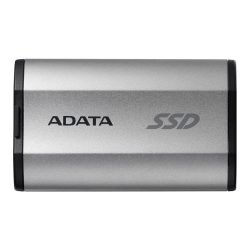 Zewnętrzny dysk SSD ADATA SD810 1 TB w kolorze srebrnym, wariant SD810-1000G-CSG.