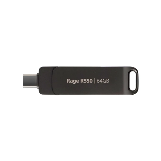 Pendrive Patriot Rage R550 64 GB USB-A USB-C 100 MB/s – widok dokładnego wariantu PE64GR550DSAD.