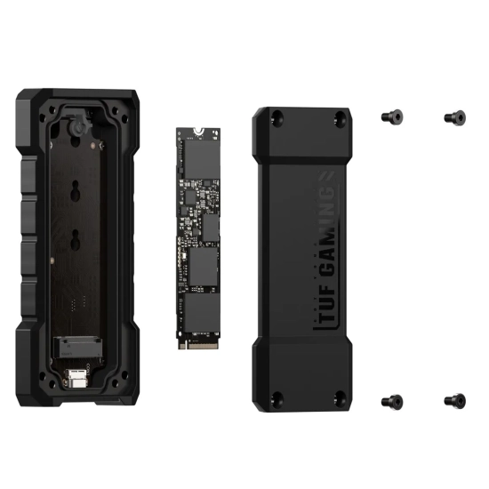 ASUS Obudowa na dysk zewnętrzny SSD TUF Gaming A2 Czarny