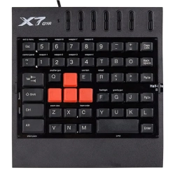 Klawiatura A4Tech X7 przewodowa (USB) czarna G100