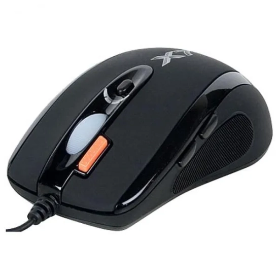 Mysz komputerowa A4Tech przewodowa, czarna, 2000 DPI X-710BK