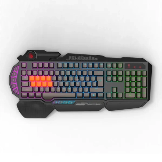 Klawiatura A4Tech BLOODY przewodowa (USB) CZ, czarna B318