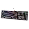 Klawiatura A4Tech przewodowa (USB) CZ, czarna mechaniczna B820R