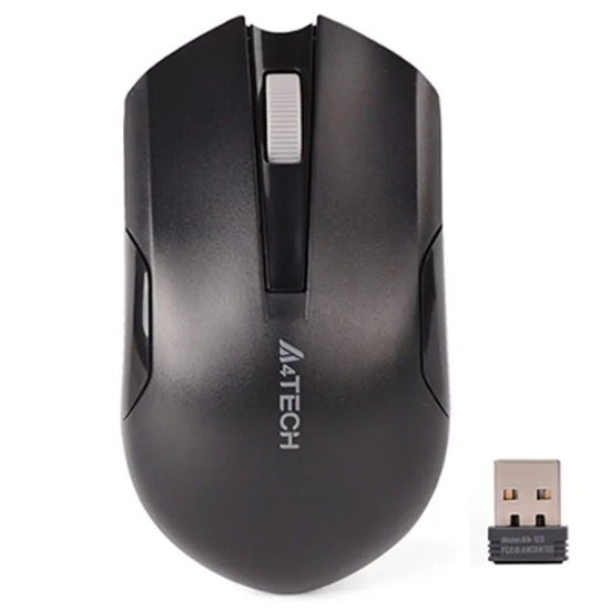 Mysz komputerowa A4Tech bezprzewodowa, czarna, 1000 DPI G3-200NS