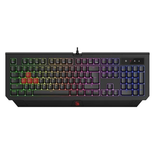 Klawiatura A4Tech BLOODY przewodowa (USB) CZ/SK, czarna B120N