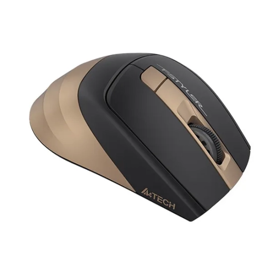Mysz komputerowa A4Tech FStyler FG35 bezprzewodowa, złota, 2000 DPI
