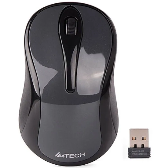 Mysz komputerowa A4Tech G3-280N bezprzewodowa, szara, 1200 DPI G3-280NS GG