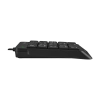 Klawiatura przewodowa numeryczna A4Tech FStyler FK13P czarna