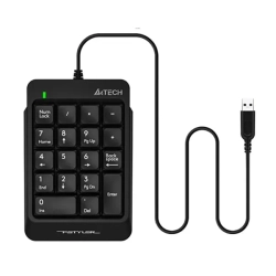 Klawiatura przewodowa numeryczna A4Tech FStyler FK13P czarna