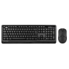 Zestaw klawiatury i myszy A4Tech, bezprzewodowy FG1012S-BK