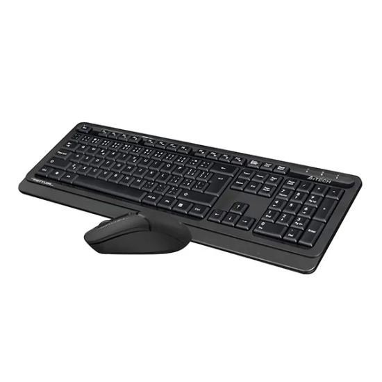 Zestaw klawiatury i myszy A4Tech, bezprzewodowy FG1012S-BK