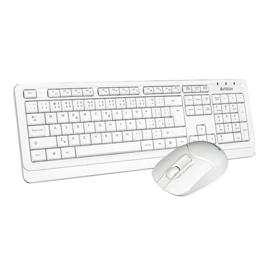 Zestaw klawiatury i myszy A4Tech FG1012, bezprzewodowy FG1012-WH