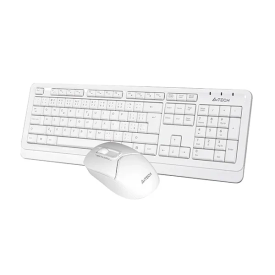 Zestaw klawiatury i myszy A4Tech FG1012, bezprzewodowy FG1012-WH