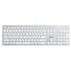Klawiatura A4Tech FX50 przewodowa (USB) CZ, biała FX50-WH