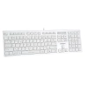 Klawiatura A4Tech FX50 przewodowa (USB) CZ, biała FX50-WH