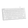 Klawiatura A4Tech FX51 przewodowa (USB) CZ, biała FX51-WH