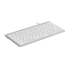Klawiatura A4Tech FX51 przewodowa (USB) CZ, biała FX51-WH