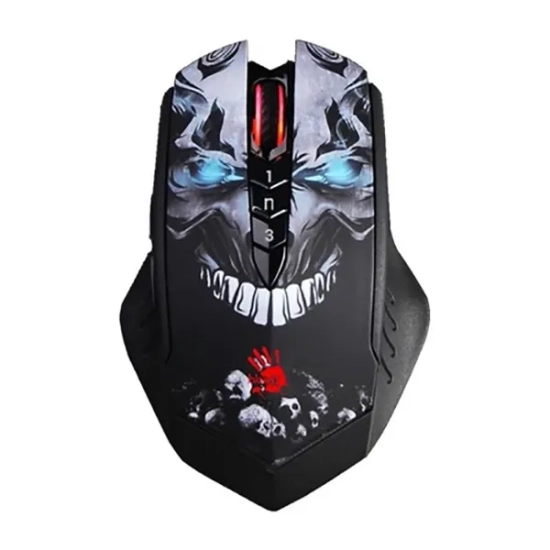 Mysz komputerowa A4Tech bezprzewodowa, czarna, 5000 DPI R80 PLUS
