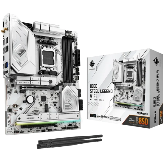 Płyta główna ASRock B850 Steel Legend WiFi ATX AM5 DDR5