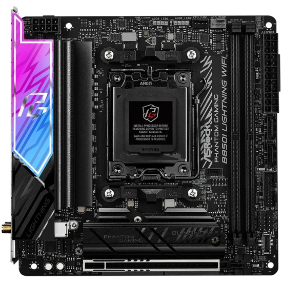 Płyta główna ASRock B850I Lightning WiFi Mini-ITX AM5 DDR5