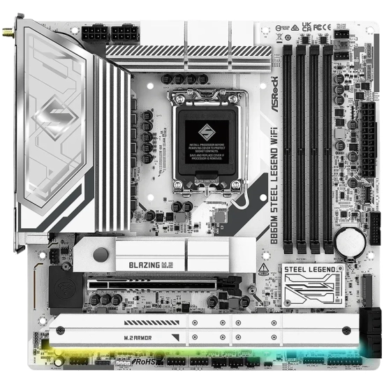 Płyta główna ASRock B860M Steel Legend WiFi Micro-ATX LGA1851 DDR5