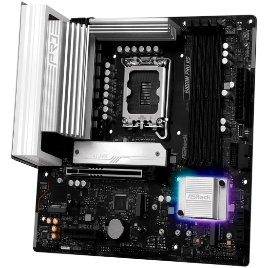Płyta główna ASRock B860M Pro RS Micro-ATX LGA1851 DDR5
