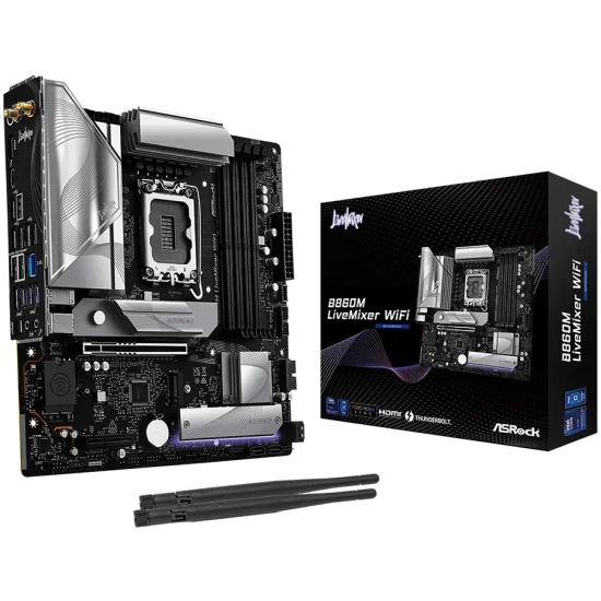 Płyta główna ASRock B860M LiveMixer WiFi Micro-ATX LGA1851 DDR5