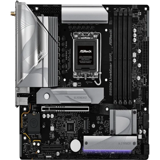 Płyta główna ASRock B860M LiveMixer WiFi Micro-ATX LGA1851 DDR5