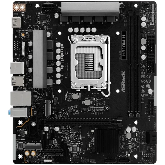 Płyta główna ASRock H810M-H Micro-ATX LGA1851 DDR5
