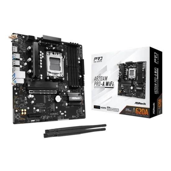 Płyta główna ASRock A620AM Pro-A WiFi Micro-ATX AM5 DDR5