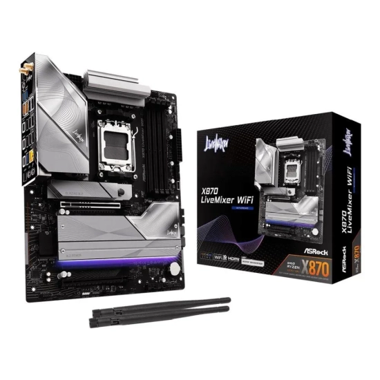 Płyta główna ASRock X870 LiveMixer WiFi ATX AM5 DDR5