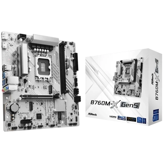 Płyta główna ASRock B760M-X Gen5 Micro-ATX LGA1700 DDR5
