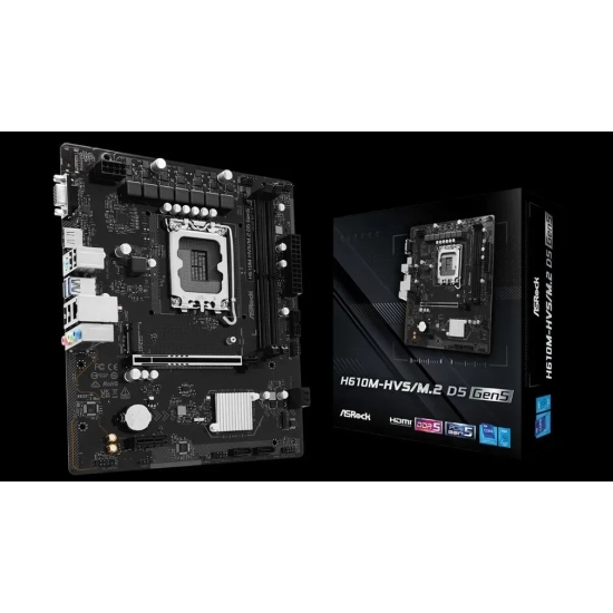 Płyta główna ASRock H610M-HVS/M.2 D5 Gen5 Micro-ATX LGA1700 DDR5