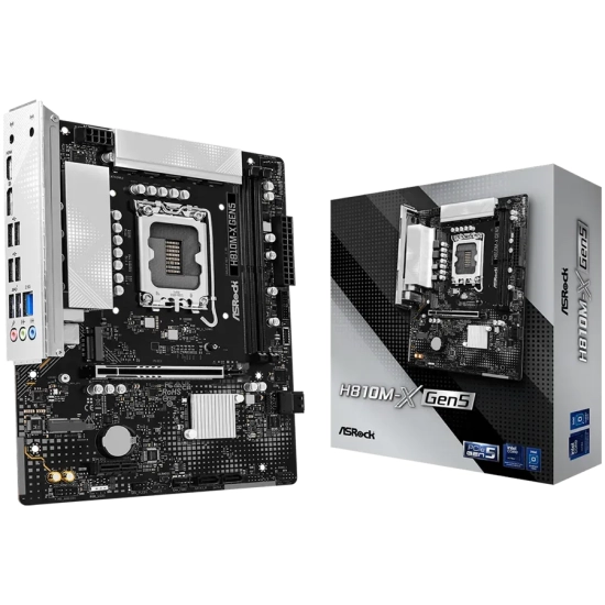 Płyta główna ASRock H810M-X Gen5 Micro-ATX LGA1851 DDR5