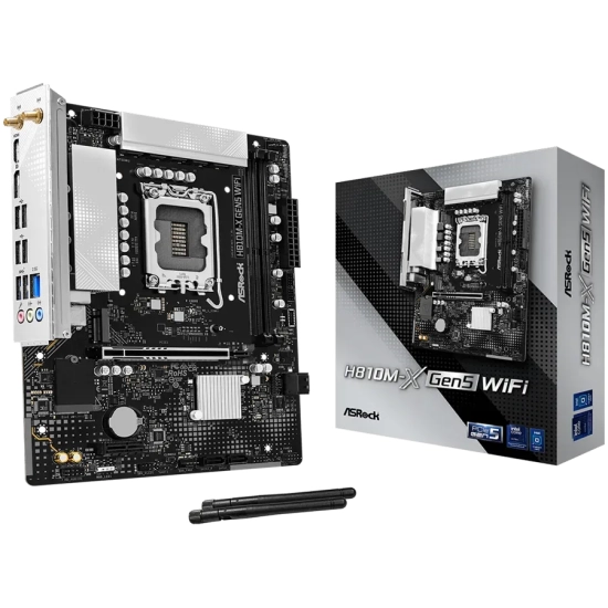 Płyta główna ASRock H810M-X Gen5 WiFi Micro-ATX LGA1851 DDR5