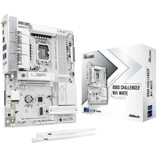 Płyta główna ASRock B860 Challenger WiFi White ATX LGA1851 DDR5
