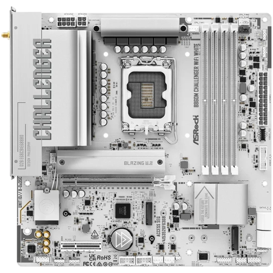 Płyta główna ASRock B860M Challenger WiFi White Micro-ATX LGA1851 DDR5