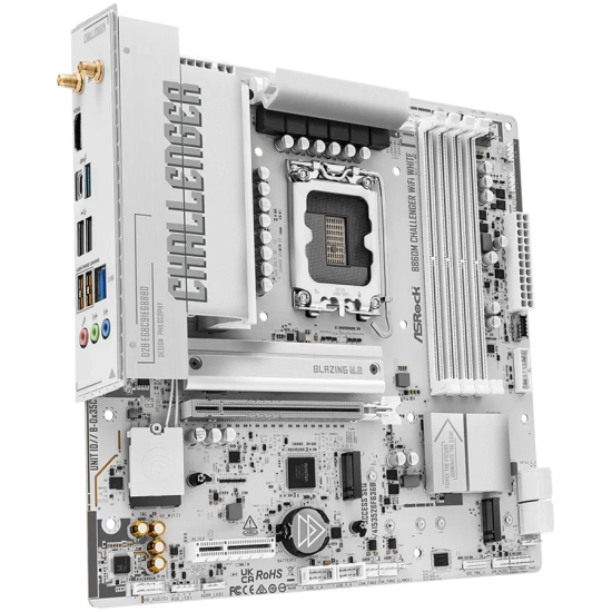 Płyta główna ASRock B860M Challenger WiFi White Micro-ATX LGA1851 DDR5