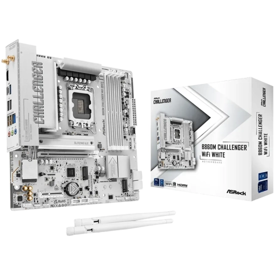 Płyta główna ASRock B860M Challenger WiFi White Micro-ATX LGA1851 DDR5